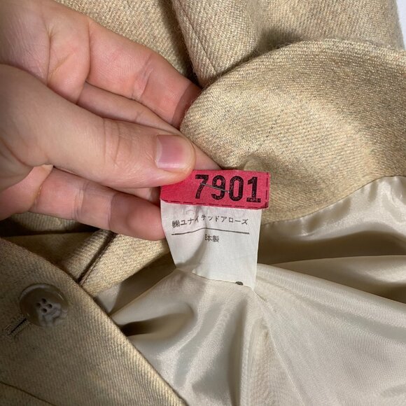 Vintage United Arrows Polyester Blazer Size 36 - Picture 3 of 7